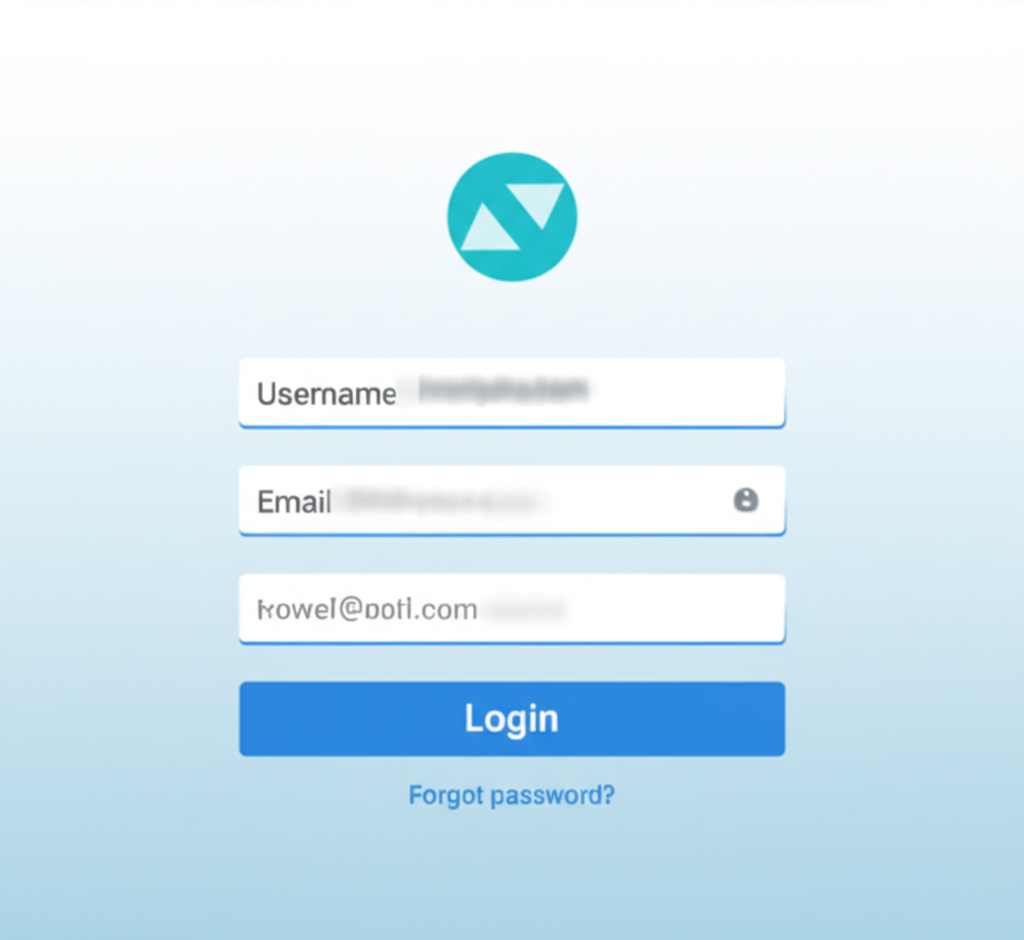 Écran de connexion Diamy sur iOS